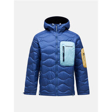 Kurtka puchowa męska PEAK PERFORMANCE Helium Utility Down Hood Jacket niebieska
