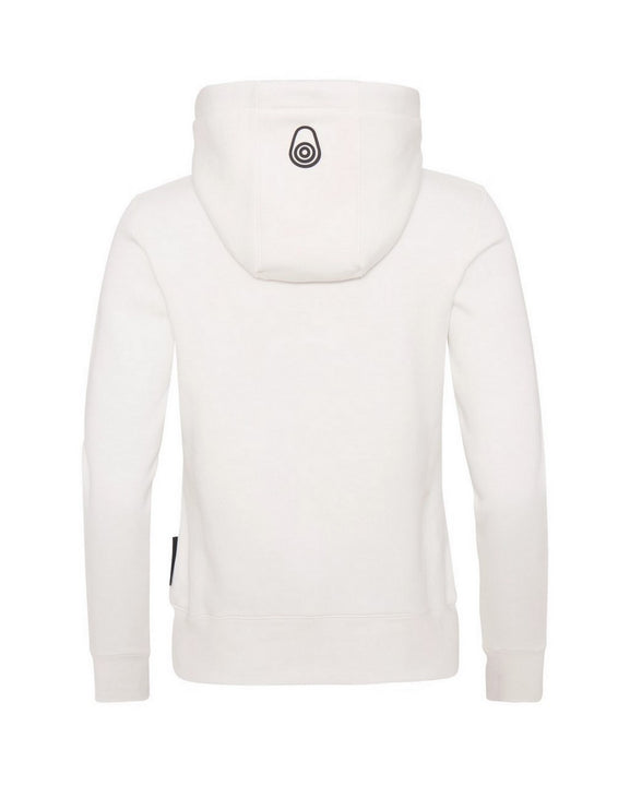 Bluza rozpinana z kapturem Sail Racing W GALE LOGO ZIP HOOD biała
