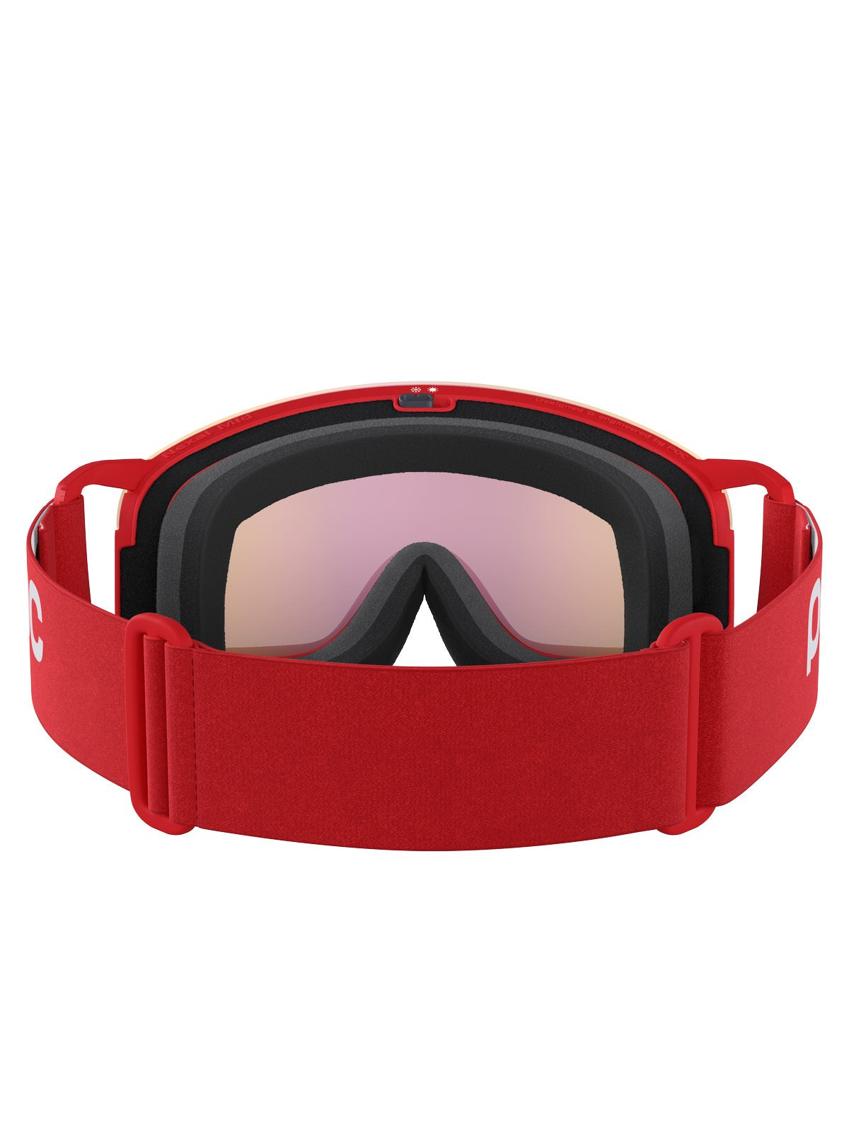 Gogle narciarskie POC Nexal Mid czerwony cat.2 + cat.1