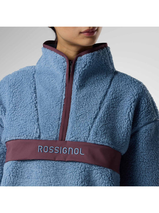 Bluza damska ROSSIGNOL W Alltrack Hz Fleece niebieska
