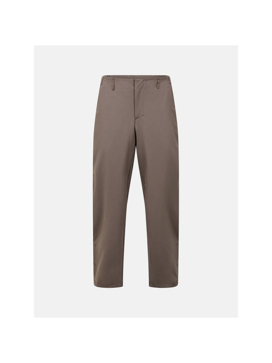 Spodnie sportowe męskie PEAK PERFORMANCE Backer Grid Pants brązowe
