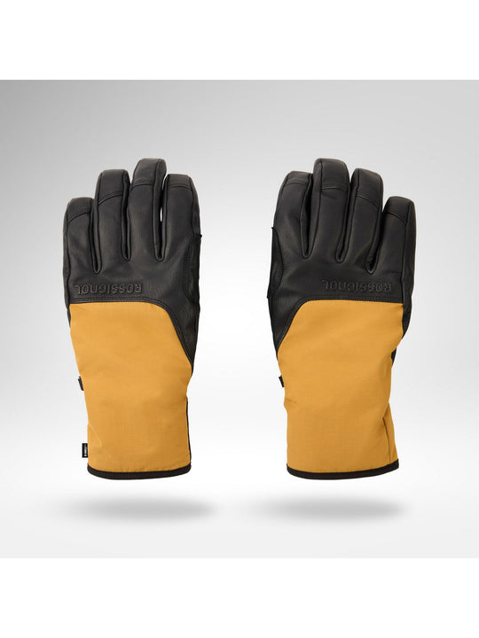 Rękawice narciarskie ROSSIGNOL Type Ski Gloves R-Shell Dry brązowe
