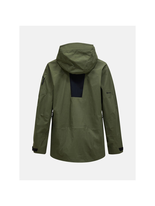 Kurtka narciarska męska PEAK PERFORMANCE Alpine GORE-TEX C-Knit 3L Shell Jacket zielona
