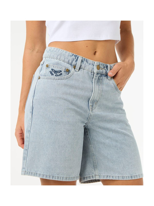 Szorty RIP CURL Aggie Relaxed Denim Short niebieski - Adventure Sports
