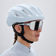 Okulary rowerowe POC Devour Mid biały - Clarity Road/Sunny Silver Cat. 3
