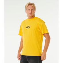 Koszulka męska RIP CURL Medina Inner Vision Spray Tee żółta
