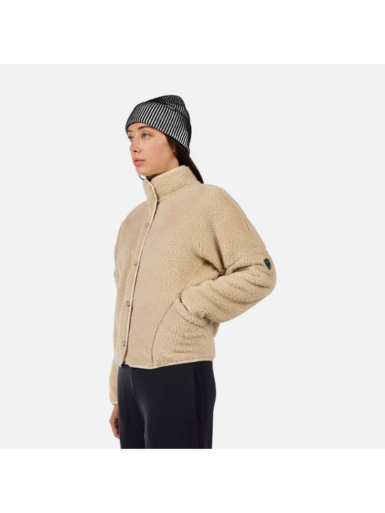 Bluza damska ROSSIGNOL W ALLTRACK SNAP SHERPA JKT szara
