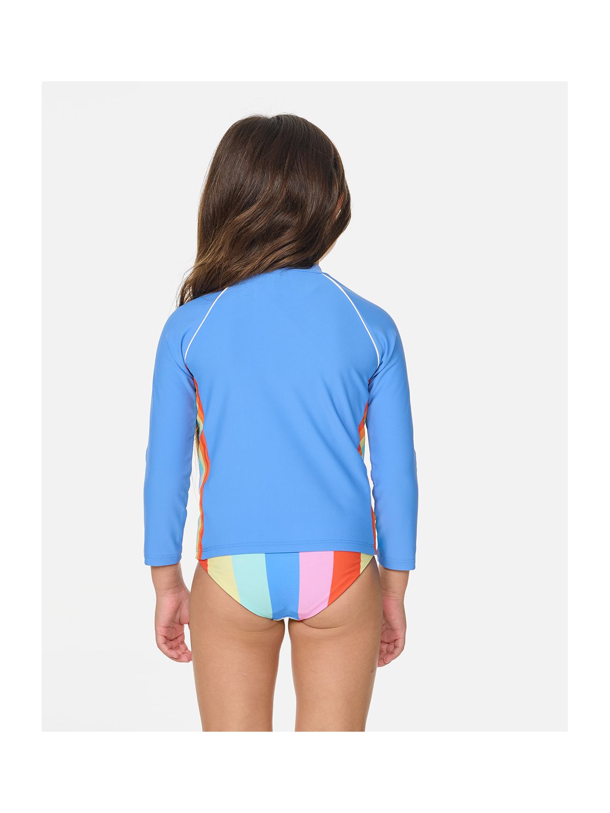 Kostium dziewczęcy RIP CURL Sun Revival Springsuit-Girl niebieski
