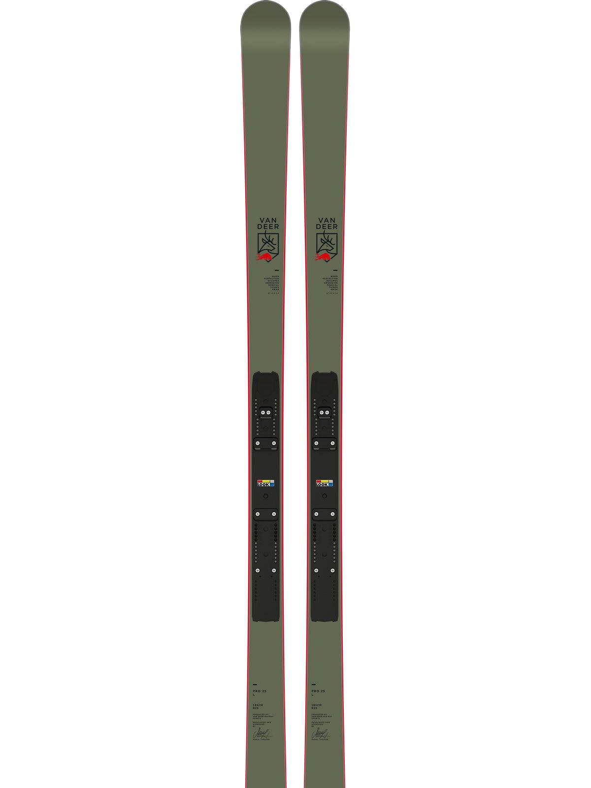 Narty VAN DEER Pro Series/ R22 WC zielony