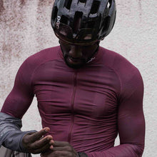 Koszulka rowerowa POC M’S ESSENTIAL ROAD LS - czerwony - Adventure Sports
