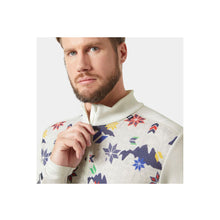 Koszulka męska HELLY HANSEN Lifa Merino Midweight 1/2 Zip kolor biały
