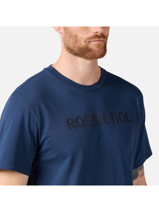 Koszulka męska ROSSIGNOL Prarion Tee granatowy - Adventure Sports
