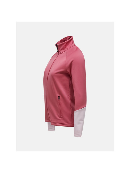 Bluza damska PEAK PERFORMANCE Rider Essentials Midlayer Zip Jacket różowa
