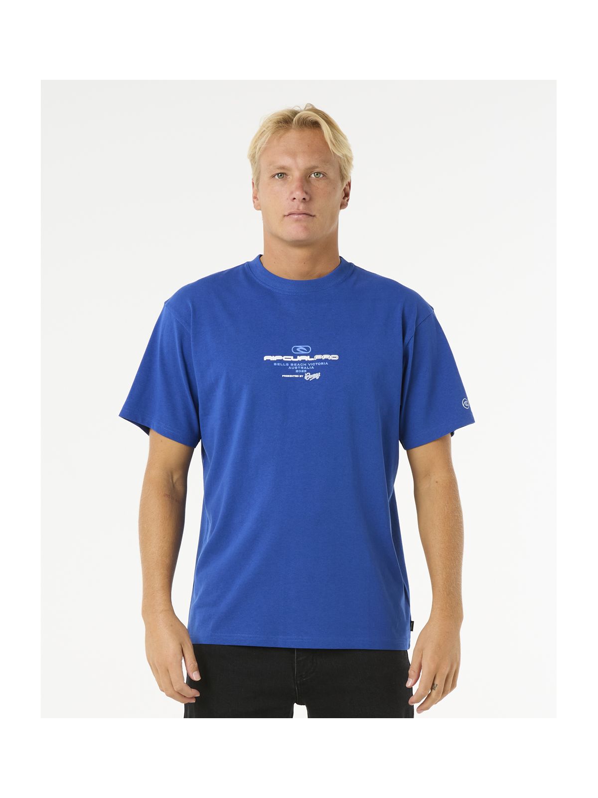 Koszulka RIP CURL Rip Curl Pro 2025 Lock Up Tee niebieski - Adventure Sports