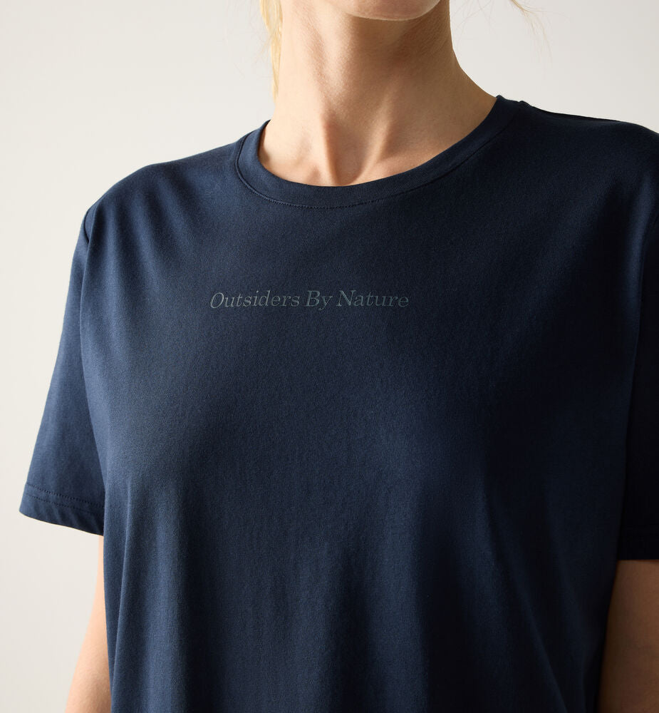 Koszulka HAGLÖFS Outsiders Graphic Tee Women tarn blue
