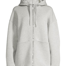 Bluza damska CASALL Scuba Billow Zip Hoodie kolor szary
