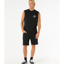 Koszulka RIP CURL Stapler Muscle czarny
