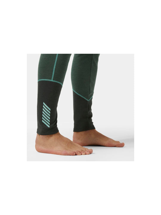 Legginsy męskie HELLY HANSEN Lifa Merino Midweight Pant kolor zielony
