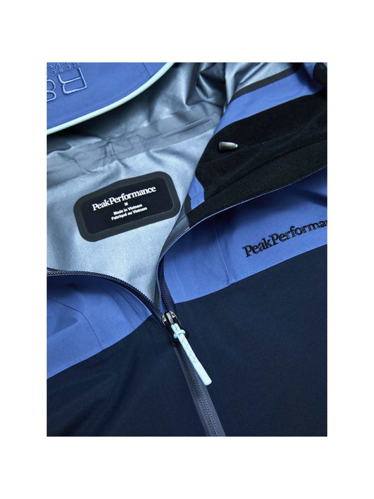 Kurtka narciarska męska PEAK PERFORMANCE Vislight GORE-TEX C-Knit 3L Shell Jacket niebieska
