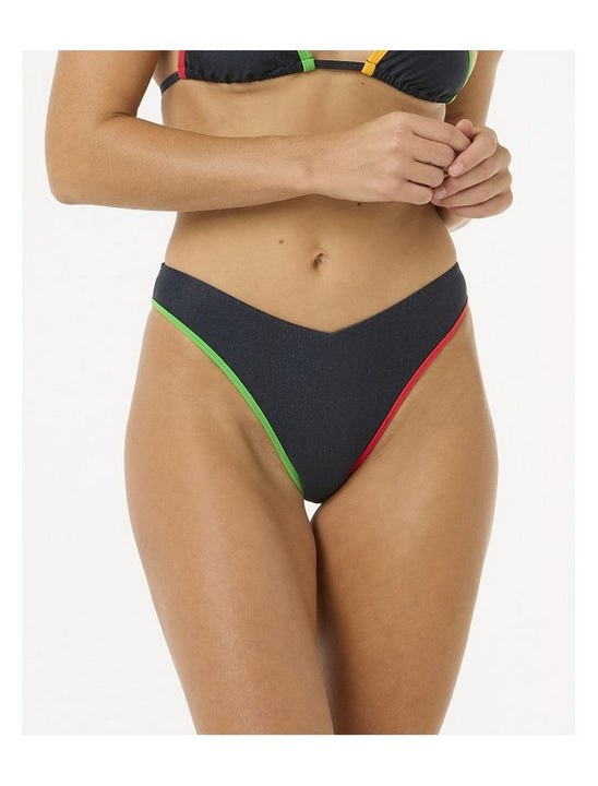 Majtki kąpielowe RIP CURL V 80 High Skimpy Leg czarne
