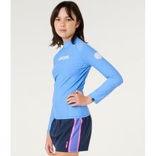 Lycra dziewczęca RIP CURL Classic Surf Ls Rashvest-Girl niebieska
