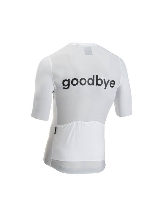 Koszulka rowerowa NORTHWAVE Blade Hello Goodbye Jersey S/s biała
