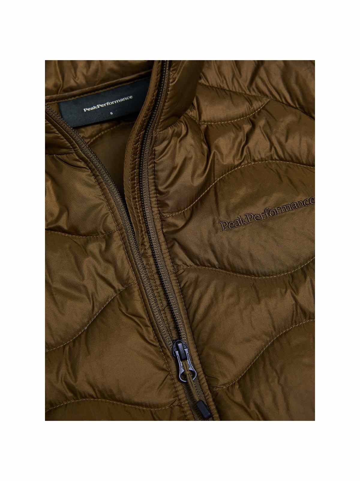 Kamizelka damska PEAK PERFORMANCE Helium Down Vest brązowa