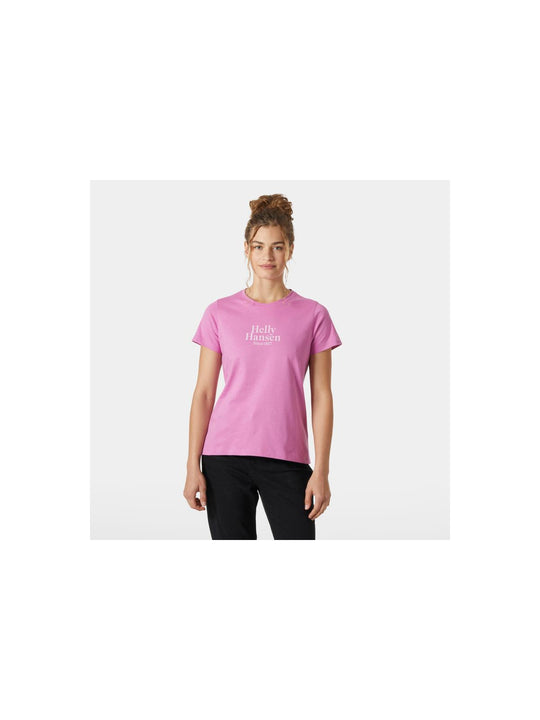 Koszulka HELLY HANSEN W CORE GRAPHIC T-SHI różowy - Adventure Sports
