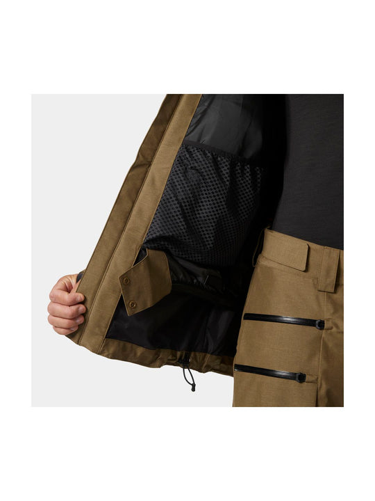 Kurtka narciarska męska HELLY HANSEN GARIBALDI 2.0 JACKET brązowa
