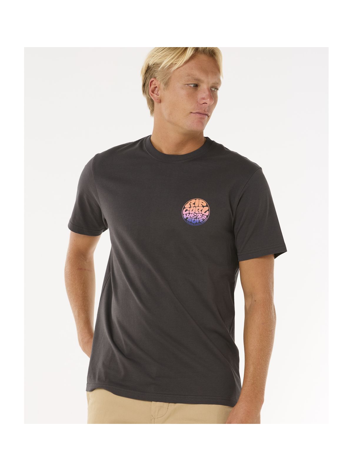 Koszulka RIP CURL Wettie Passage Icon Tee czarny