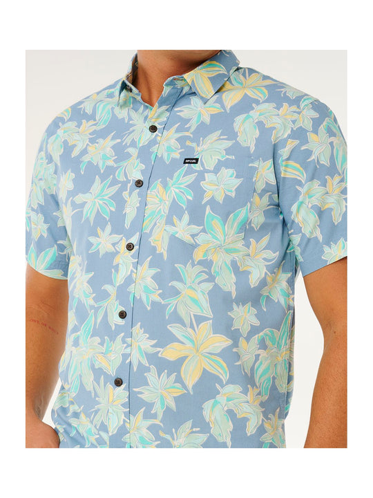 Koszula męska RIP CURL Sessions S/S Shirt niebieska
