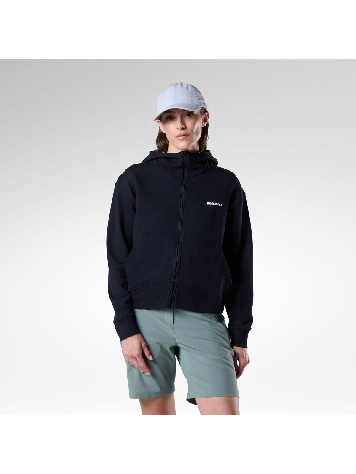 Bluza damska ROSSIGNOL W Logo Fzh czarna