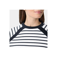 Bluza Damska HELLY HANSEN W Capri Sweatshirt Biało granatowe Pasy
