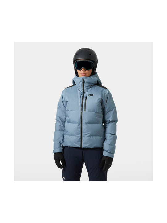 Kurtka narciarska damska HELLY HANSEN W KVITFJELL RACE PUFFY JACKET granatowa
