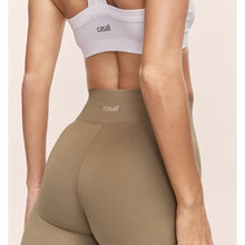 Legginsy treningowe damskie CASALL Regular Waist Bikers kolor zielony
