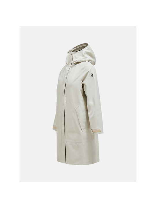 Płaszcz zimowy damski Peak Performance W Cloudburst Coat beżowy
