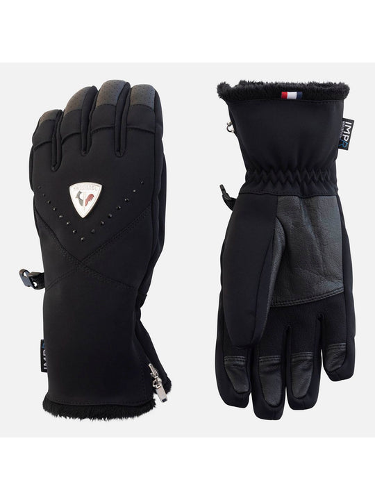 Rękawice narciarskie damskie ROSSIGNOL W Absolute Impr G czarny
