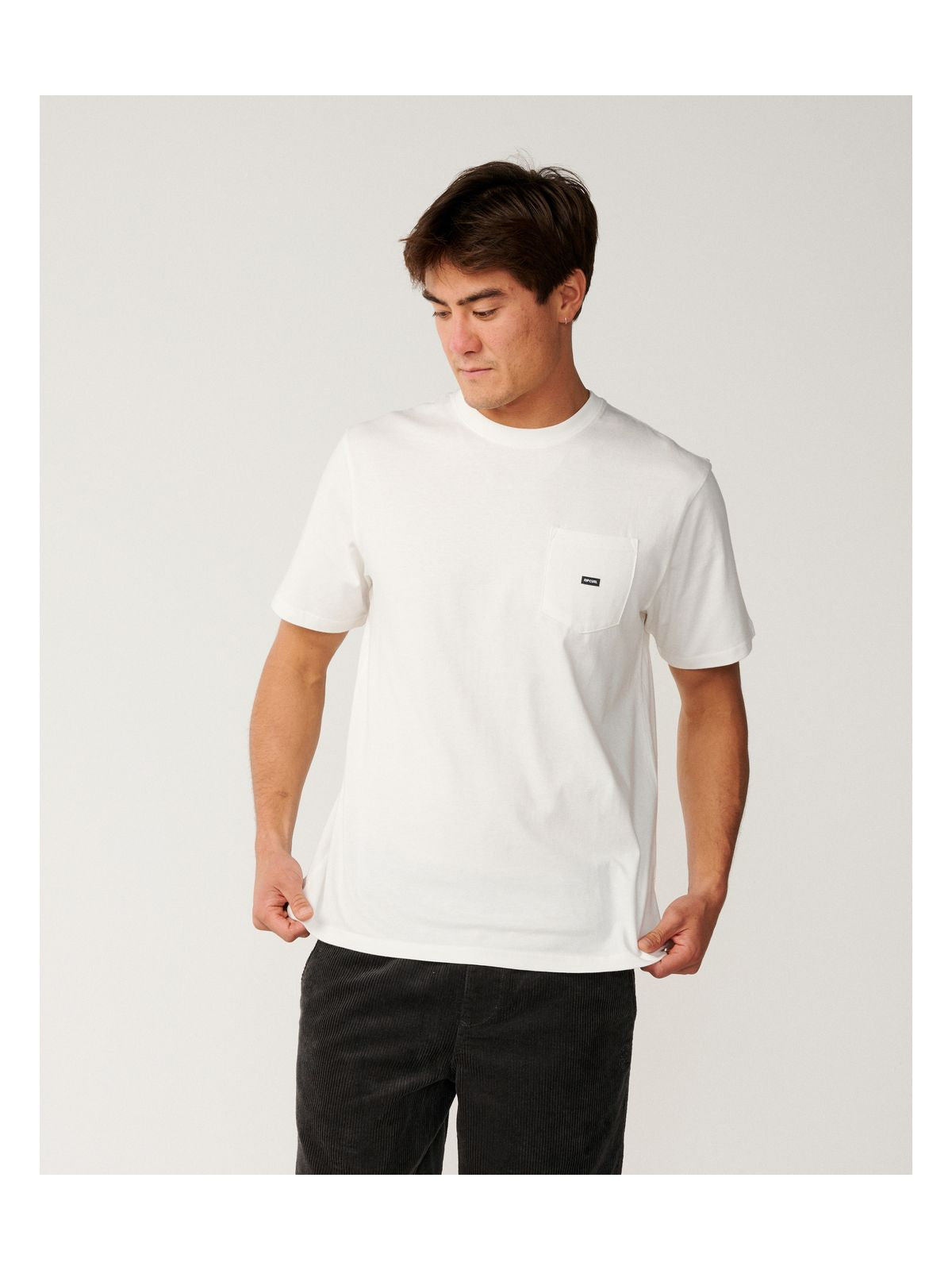 Koszulka męska RIP CURL Pacific Rinse Pocket Tee biała