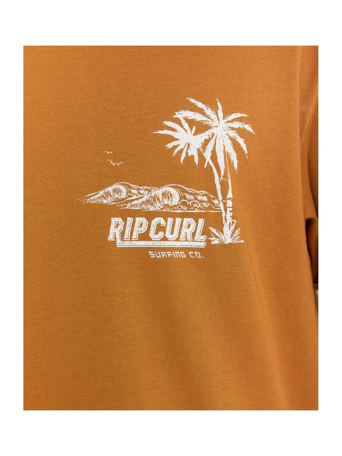 Koszulka RIP CURL SPORTLINE TUBULAR TEE brązowa