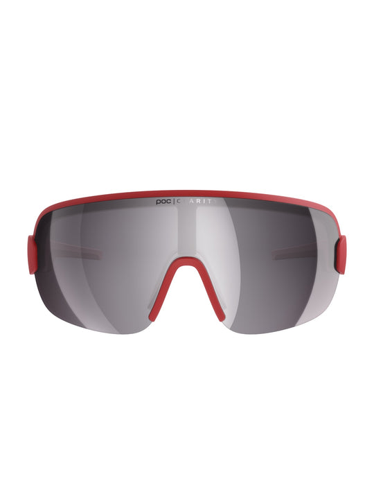 Okulary rowerowe POC Aim czerwony - Clarity Road/Sunny Silver cat 3
