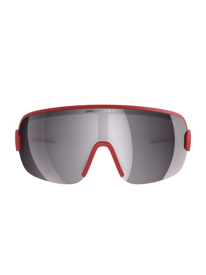 Okulary rowerowe POC Aim czerwony - Clarity Road/Sunny Silver cat 3