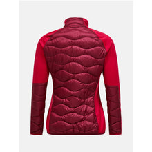 Kurtka PEAK PERFORMANCE Helium Hybrid Down Jacket Women bordowy
