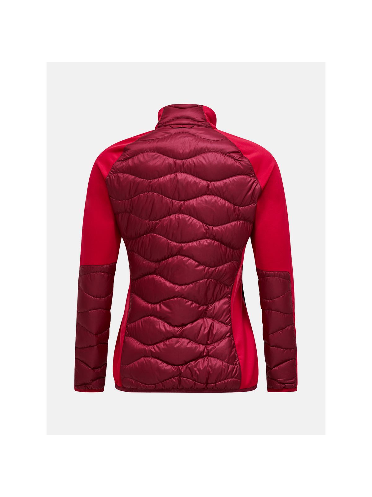 Kurtka PEAK PERFORMANCE Helium Hybrid Down Jacket Women bordowy