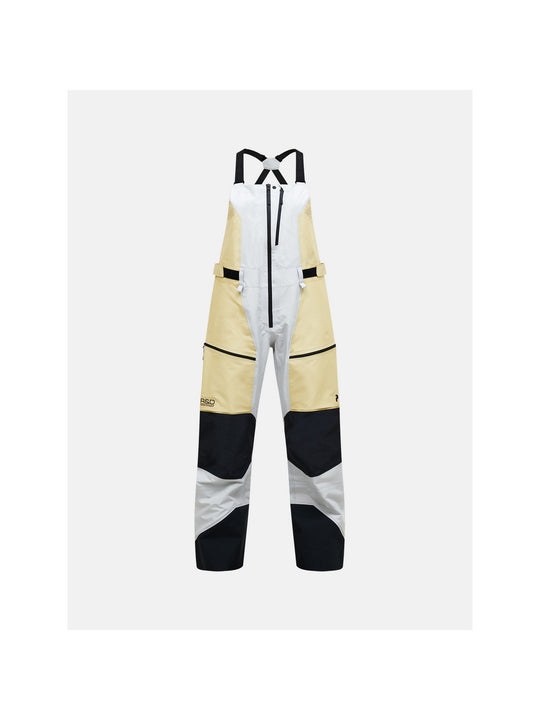 Spodnie narciarskie damskie PEAK PERFORMANCE Vertical GORE-TEX Pro 3L Shell Bib Pants białe

