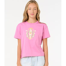 Koszulka RIP CURL Island Surf Crop-Girl różowy
