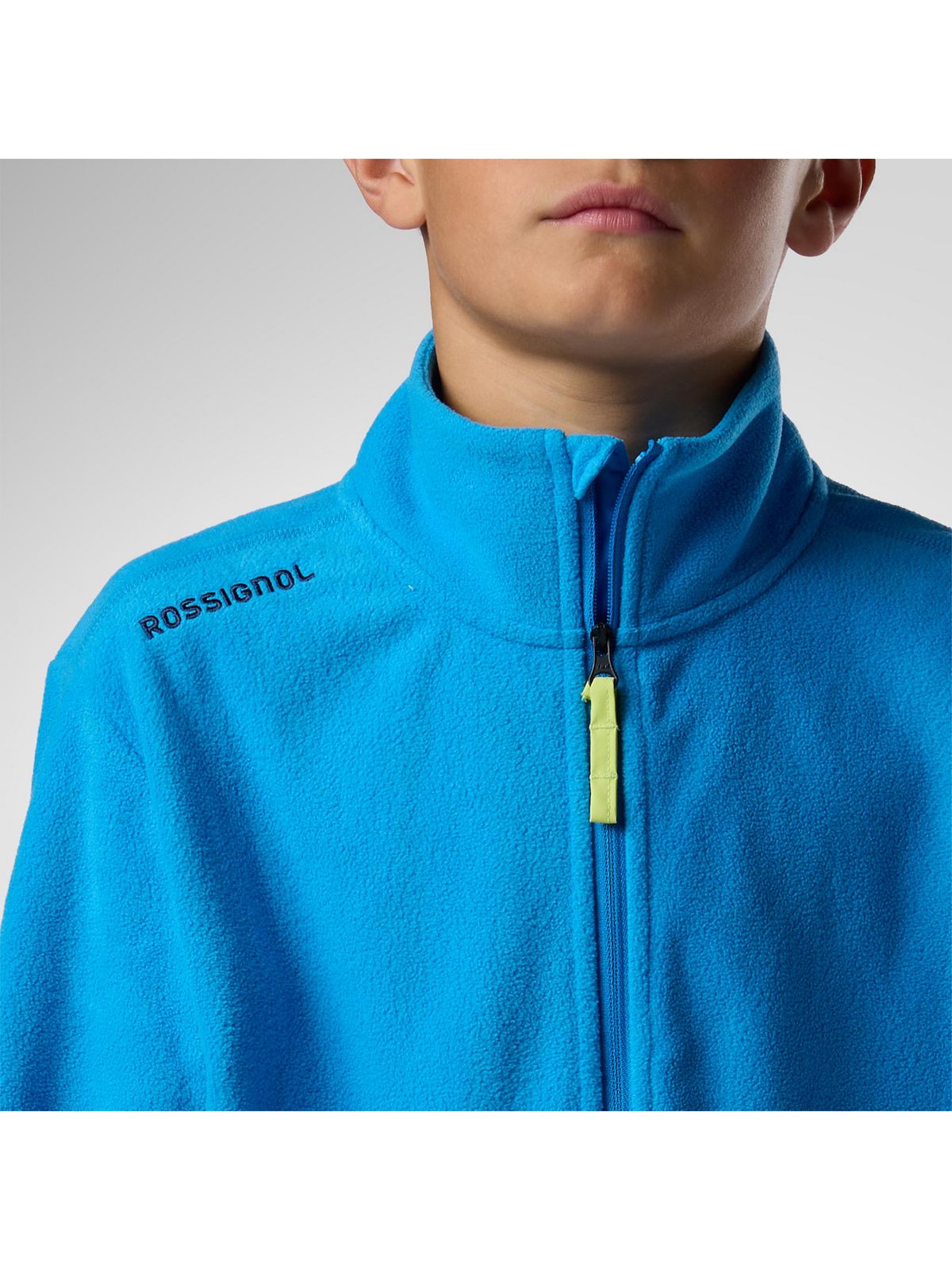 Bluza juniorska ROSSIGNOL Jr Polar Fleece Jacket niebieska