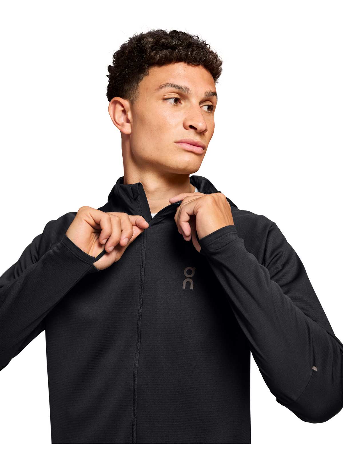 Bluza męska ON RUNNING Climate Zip Hoodie czarny