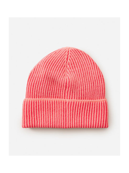 Czapka RIP CURL 2 TONE RIBBED REG BEANIE różowa
