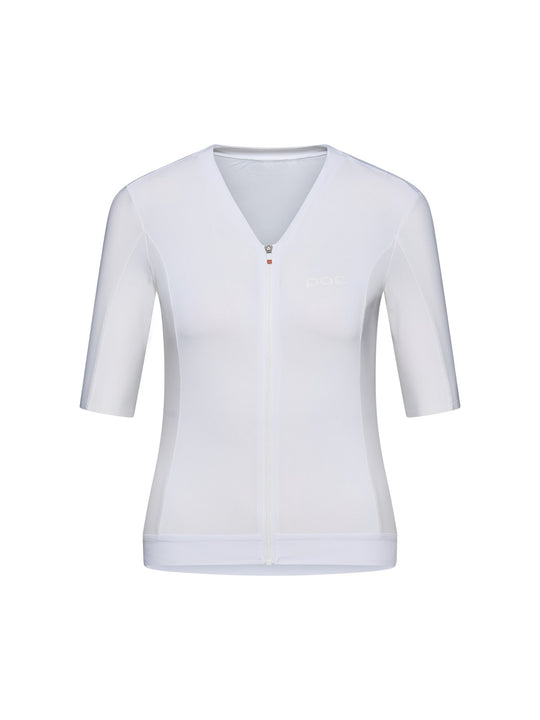 Koszulka rowerowa damska POC W's Raceday S/S Jersey biała
