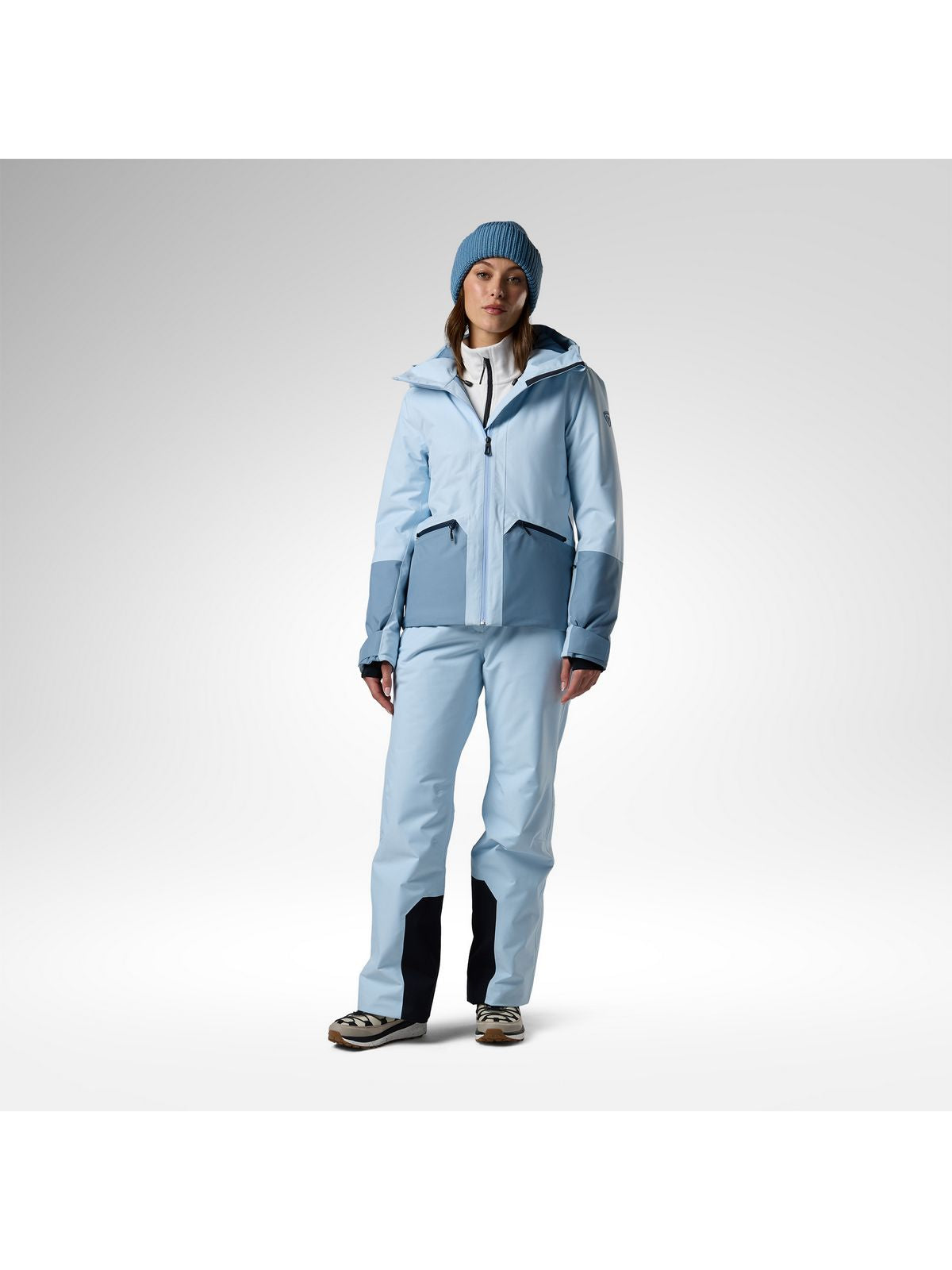Kurtka narciarska damska ROSSIGNOL W Rochrun Insulated Jkt niebieska